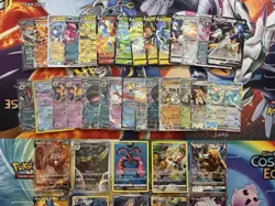 Pokemon Card Lot Full Art Alt Art Fire Moltres Zapdos Vaporeon 60 Cards - Image 3