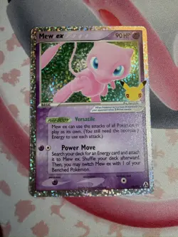 Pokemon TCG Mew EX Celebrations Classic Collection Holo Card 88/92 - Image 1
