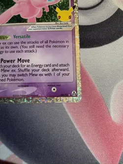 Pokemon TCG Mew EX Celebrations Classic Collection Holo Card 88/92 - Image 5
