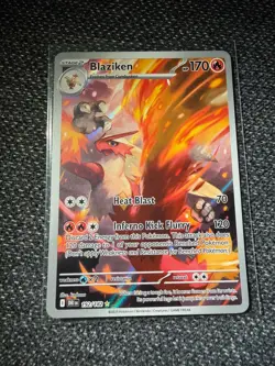 Pokemon TCG Blaziken EX Holo Card Destined Rivals 192/182 Ultra-Rare - Image 1
