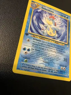 Croconaw 31/111 Neo Genesis 1st First Edition Pokemon Card In Mint Condition - Image 2