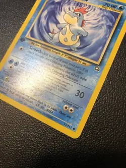 Croconaw 31/111 Neo Genesis 1st First Edition Pokemon Card In Mint Condition - Image 3