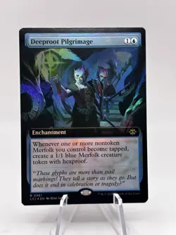 Deeproot Pilgrimage 0361 Extended Art Foil Lost Caverns Of Ixalan LCI MTG NM - Image 1