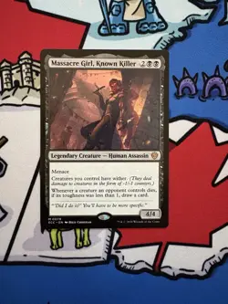 Massacre Girl, Known Killer x1 Mtg Lorwyn Eclipsed Commander - Image 1