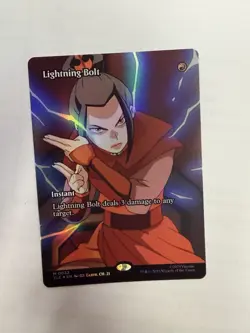 Lightning Bolt (Borderless - Foil) MTG: Avatar The Last Airbender - M 0032 - Image 1