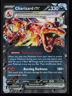 Pokemon TCG: Charizard ex Double Rare - Paldean Fates - #054/091 - Image 1