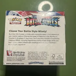 Pokemon TCG: Sword & Shield - Battle Styles Booster Box (36 Card Packs) Sealed 820650818189 - Image 4