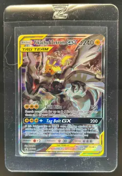 2016-19 Pokemon SM Black Star Promos Pikachu & Zekrom Tag Team #SM168 - Image 1