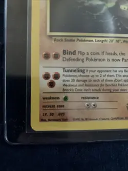 🪨Brock's Onix 021/132 Gym Heroes Regular Unlimited -Pokemon TCG Lp - Image 5
