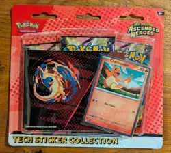 Pokemon Tech Sticker Lot of 4 Ascended Heroes Prismatic Black Bolt Paldean Fates - Image 2