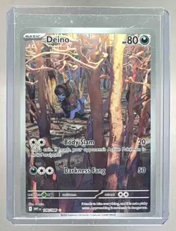 Deino 2025 Pokemon White Flare #146/086 Illustration Rare - Image 1