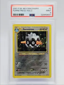 FORRETRESS 2001 POKEMON NEO DISCOVERY RARE HOLO 2/75 PSA 9 Q0004 - Image 1