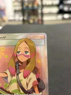 Mina 211/214 SM-Lost Thunder Full Art Ultra Rare Trainer Holo Pokemon TCG - Image 3