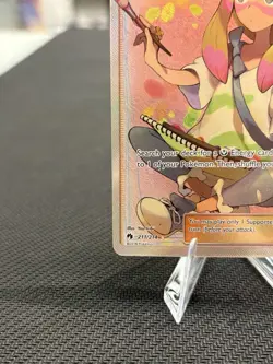 Mina 211/214 SM-Lost Thunder Full Art Ultra Rare Trainer Holo Pokemon TCG - Image 5