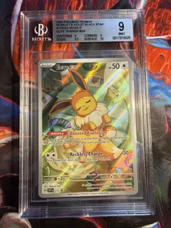 BGS 9 - Eevee SVP 173 Prismatic Evolutions Black Star Promo - Image 1