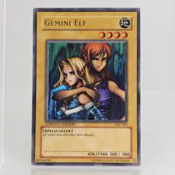 Yu-Gi-Oh! TCG Gemini Elf IOC-SE1 Limited Edition Ultra Rare - Image 1