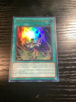 Yugioh! Radiant Typhoon Chant DOOD-EN061 Ultra Rare 1st Edition Near Mint - Image 1