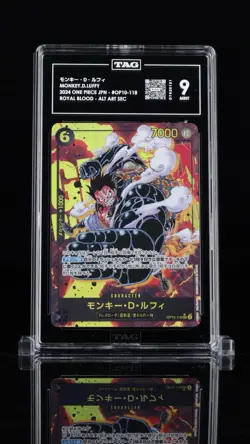 2024 One Piece Japanese - #OP10-118 Royal Blood - Monkey D. Luffy TAG 9 - Image 1