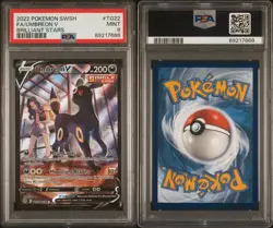 Pokemon Umbreon v Trainer Gallery Full Art Brilliant Stars TG22/TG30 Mint PSA 9 - Image 3