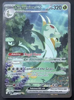 Serperior EX Sir 164/086 Black Bolt English Card Pack Fresh/Mint - Image 1