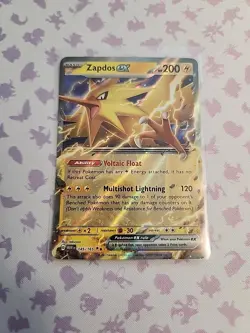 Zapdos ex 145/165 Scarlet & Violet 151 Double Rare HOLO Pokemon Card NM - Image 1