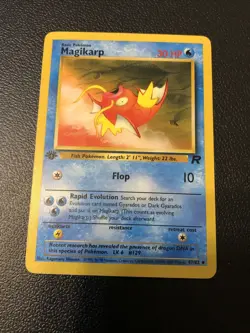 Magikarp 47/82 Team Rocket 1st First Edition Pokemon Card In NM Condition - Image 1