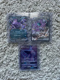 Pokemon Card Lot 33x Full Art SIR IR Ex V. All In Sleeves and Plastic Sleeves - Image 3