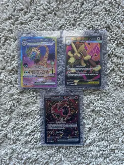 Pokemon Card Lot 33x Full Art SIR IR Ex V. All In Sleeves and Plastic Sleeves - Image 5