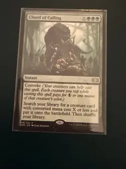 Chord of Calling Double Masters Rare Instant Card English Wizards of the Coast - Image 1