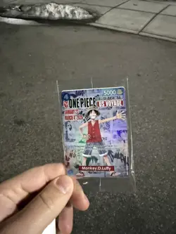One Piece Monkey.D.Luffy College Basketball US Voyage Card & Poster (Gonzaga) - Image 1