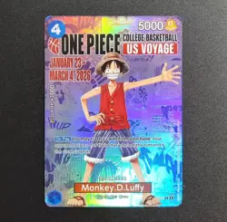 One Piece Monkey.D.Luffy [College Basketball Card] - Image 1