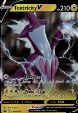 Toxtricity V Holo Promo SWSH: Sword & Shield Promo Cards SWSH017 NM - Image 1