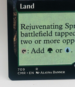 MTG Rejuvenating Springs Borderless Extended Art 709 NM+ Commander Legends CMR - Image 4