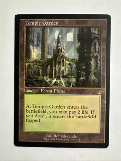 Temple Garden (Retro Frame) - MTG Ravnica Remastered Regular - Image 1