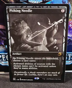 magic the gathering - Pithing Needle - Artifact - Rare - Activated Abilities - Image 1