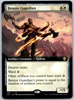 Bronze Guardian (Extended Art) R Commander 2021 340 NM - Image 1