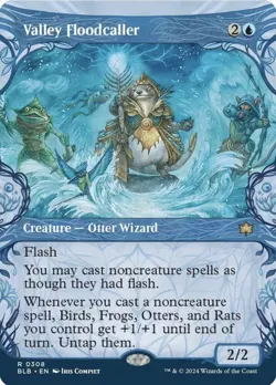Valley Floodcaller (Showcase) Bloomburrow Foil - Image 1