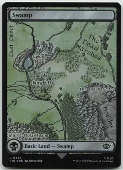Swamp FOIL 276 Land The Lord of the Rings NM MTG - Image 1