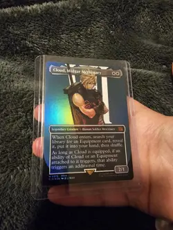 Cloud, Midgar Mercenary (Borderless) Final Fantasy Foil - Image 1