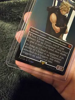 Cloud, Midgar Mercenary (Borderless) Final Fantasy Foil - Image 3