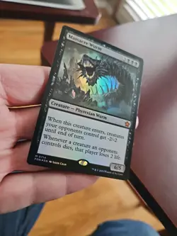 Massacre Wurm Foil MTG Foundations 714 NM - Image 3