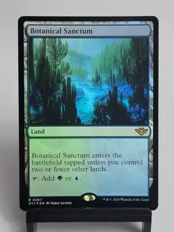 Magic the Gathering - Outlaws of Thunder Junction - Botanical Sanctum - FOIL - Image 1