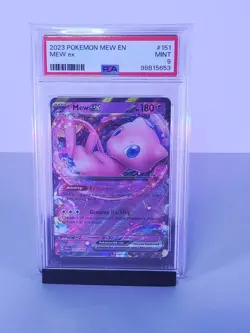 Pokemon TCG Mew ex 151/165 – Scarlet & Violet | PSA 9 Mint | Holo Double Rare - Image 1
