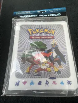 Pokemon Tcg Ultra Pro 4 Pocket Binder Diamond And Pearl Themed - Image 1