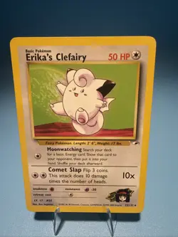 Pokemon Vintage Non-holo Rare Erika's Clefairy 25/132 Gym Heroes Wotc - Image 1