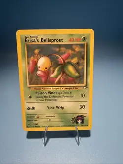 Pokemon TCG Erika's Bellsprout Gym Heroes 75/132 Regular Unlimited Common - Image 1