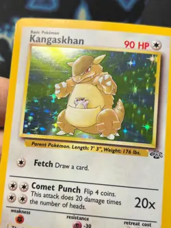 Kangaskhan 5/64 Jungle Unlimited - Holo Rare - WOTC Pokemon Card LP + - Image 3