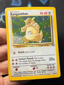 Kangaskhan 5/64 Jungle Unlimited - Holo Rare - WOTC Pokemon Card LP + - Image 4