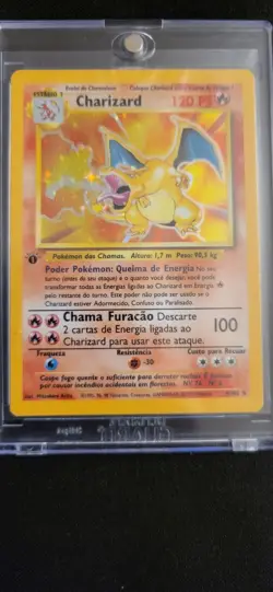 Pokemon TCG Charizard 1st Edition Portuguese Base Set - Image 4
