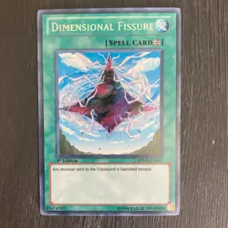 Dimensional Fissure secret rare RYMP-EN081 Ra Yellow Mega Pack 1st Edition - Image 4